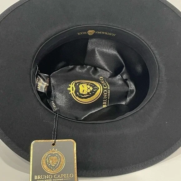 Bruno Capelo hat brim wool black - Picture 4 of 4